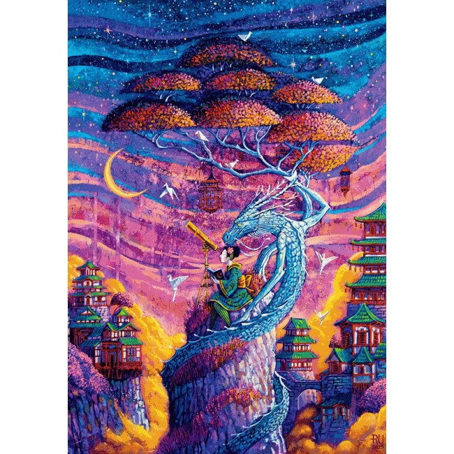 Puzzle Good Loot Imagination - Roch Urbaniak: Sakura & Ryu 1000 pc(s)