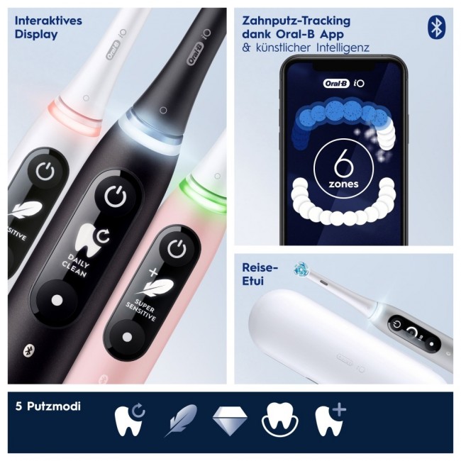 Oral-B 445197 electric toothbrush Adult Vibrating toothbrush Pink, White Oral-B 445197 electric toothbrush Adult Vibrating toothbrush Pink, White