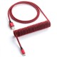 Cablemod CM-CKCA-CR-KR150KR-R USB cable 1.5 m USB A USB C Red Cablemod CM-CKCA-CR-KR150KR-R USB cable 1.5 m USB A USB C Red