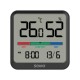 SAVIO Wireless weather station, temperature and humidity sensor, indoor use, LCD screen, clock, date, handle with magnet, CT-01/B Black