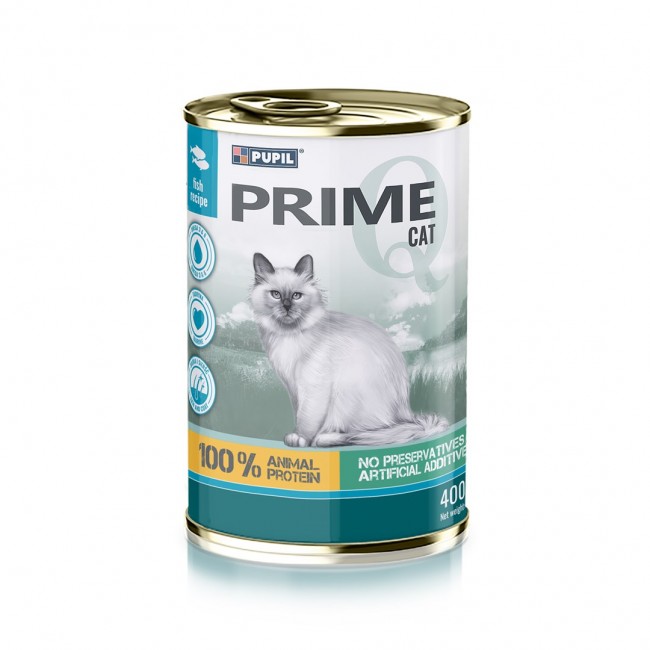 PUPIL Prime Rich in salmon with trout - wet cat food - 400g