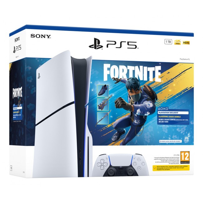 Sony PlayStation 5 Slim Console + Fortnite Blooming Chaos Sony PlayStation 5 Slim Console + Fortnite Blooming Chaos