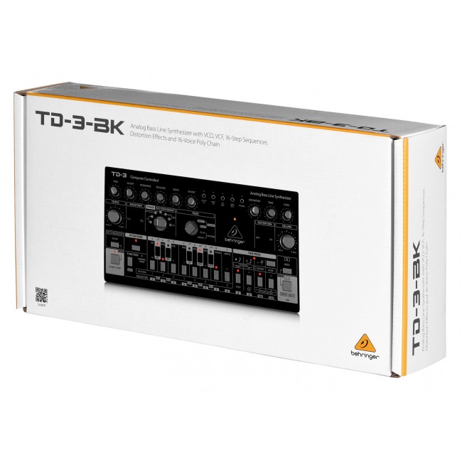 Behringer TD-3-BK Syntezator linii basowej czarny