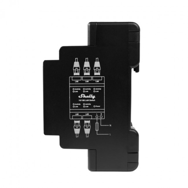 Shelly LAN Switch Smart switch Black