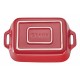 Staub Rectangular Ceramic Platter - 4.5 ltr, Red