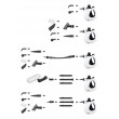 Esperanza EHS008 Steam Washer 0.35L Black, White 900W
