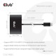 CLUB3D Quad DisplayPort Hub 4 x 4K Resolution @ 30Hz, MST Support