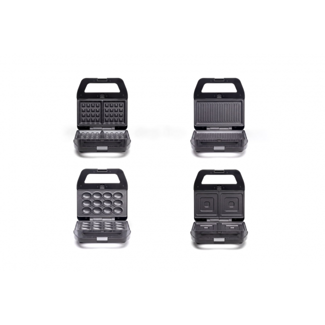 4 in 1 MELTO sandwich maker / sandwich, cookies, nuts, waffles, grill /