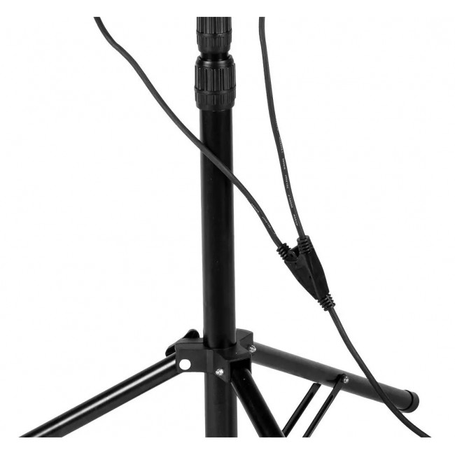 Double spotlight 2x100W SMD LED 2 x 8500lm on tripod 1.8m Double spotlight 2x100W SMD LED 2 x 8500lm on tripod 1.8m