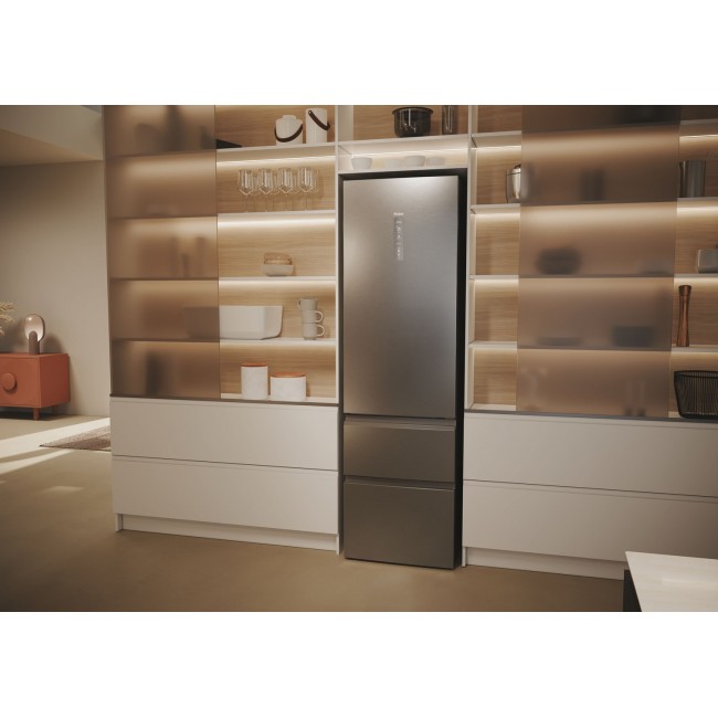 Haier 3D 60 Serie 5 HTW5620DNMG Freestanding 414 L D Silver