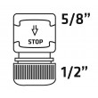 Verto 15G731-30 water hose fitting Plastic 30 pc(s)