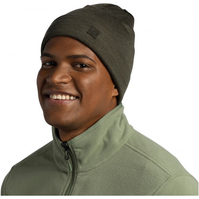 Czapka BUFF MERINO HEAVYWEIGHT BEANIE SOLID BARK one size