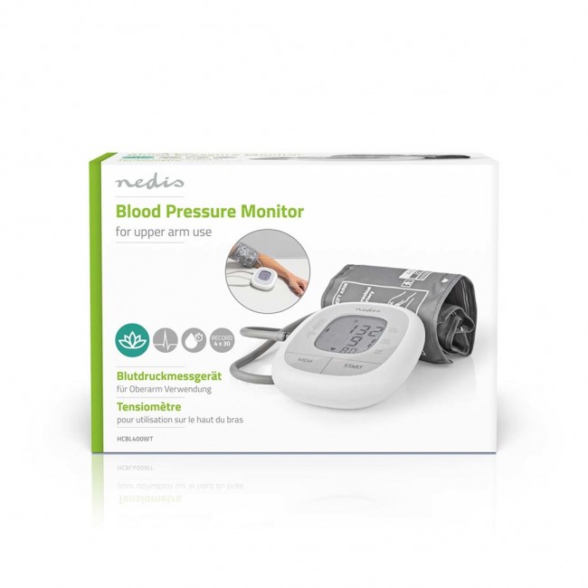 Nedis HCBL400WT blood pressure unit Upper arm Automatic Nedis HCBL400WT blood pressure unit Upper arm Automatic