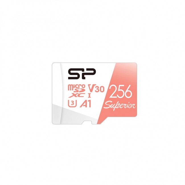 Silicon Power Superior 256 GB MicroSDXC UHS-I Class 10 Silicon Power Superior 256 GB MicroSDXC UHS-I Class 10