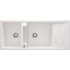2-bowl magnetic granite sink with drainer