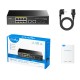 Cudy GS1010PS2 network switch Unmanaged Gigabit Ethernet (10/100/1000) Power over Ethernet (PoE) Black Cudy GS1010PS2 network switch Unmanaged Gigabit Ethernet (10/100/1000) Power over Ethernet (PoE) Black