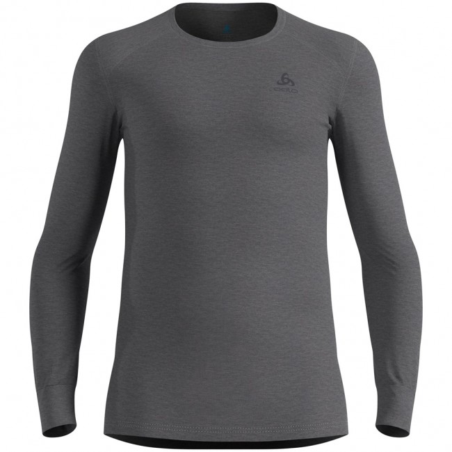 Odlo BL TOP crew neck l/s ACTIVE WARM ECO men's T-shirt, size M, grey Odlo BL TOP crew neck l/s ACTIVE WARM ECO men's T-shirt, size M, grey