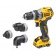 DeWALT DCD703L2T-QW drill 1500 RPM Keyless 900 g Black, Yellow DeWALT DCD703L2T-QW drill 1500 RPM Keyless 900 g Black, Yellow