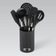 Kitchen utensils MAESTRO MR-1542-BLACK 8 elements Black Kitchen utensils MAESTRO MR-1542-BLACK 8 elements Black
