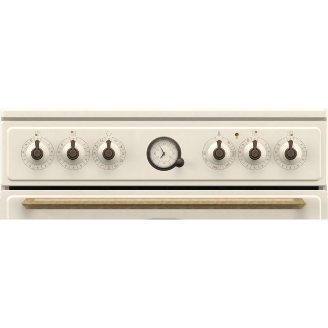 Gorenje GECS6B70CLI Freestanding cooker Ceramic hob Beige