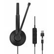 EPOS 1001421 headphones / headset wired, headband, office / call centre, USB Type-C / USB Type-A, black