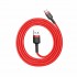 Baseus 6953156278219 mobile phone cable Red 1 m USB A USB C