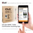 CLUB3D Ultra High Speed HDMI Certified Cable 4K120Hz 8K60Hz 48Gbps M/M 5m/16.4ft
