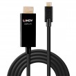 Lindy 1m USB Type C to HDMI 4K60 Adapter Cable with HDR