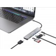 Equip USB-C 7 in 1 Multifunctional Adapter, HDMI 4K/60Hz, USB 3.2 Gen1 x 3 , TF/MICRO SD, 100W USB PD