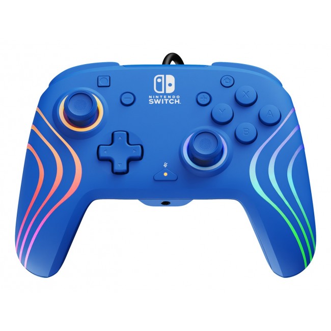 PDP Afterglow Wave Blue USB Gamepad Analogue / Digital Nintendo Switch, Nintendo Switch OLED