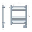 Adler AD 7823 Electric bathroom heater LED white