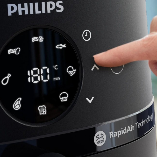 Philips 2000 series NA220/00 fryer Single 4.2 L Stand-alone 1500 W Hot air fryer Black