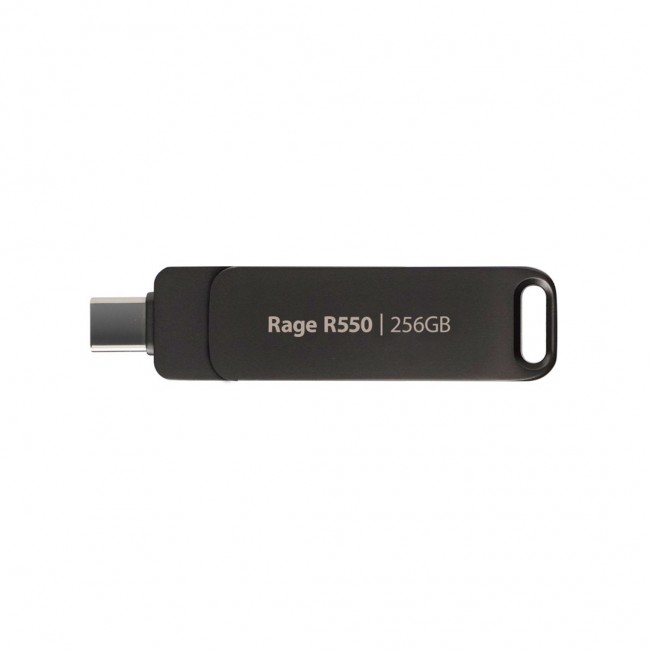 Flashdrive PATRIOT Rage R550 256GB 100 MB/S USB A+C Swivel Design (PE256GR550DSAD) Black Flashdrive PATRIOT Rage R550 256GB 100 MB/S USB A+C Swivel Design (PE256GR550DSAD) Black