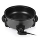 Tristar | Multifunctional grill pan XL | PZ-9135 | Diameter 30 cm | Grill | 1500 W | Lid included | Fixed handle | Black Tristar | Multifunctional grill pan XL | PZ-9135 | Diameter 30 cm | Grill | 1500 W | Lid included | Fixed handle | Black