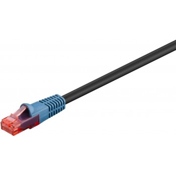 Goobay 94395 networking cable Black 50 m Cat6 U/UTP (UTP)