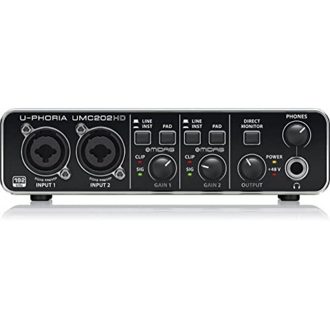 Behringer UMC202HD recording audio interface Behringer UMC202HD recording audio interface