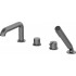 4-hole bathtub mixer with shower set