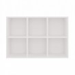 MALAX MINI 2X3 WHITE BOOKCASE