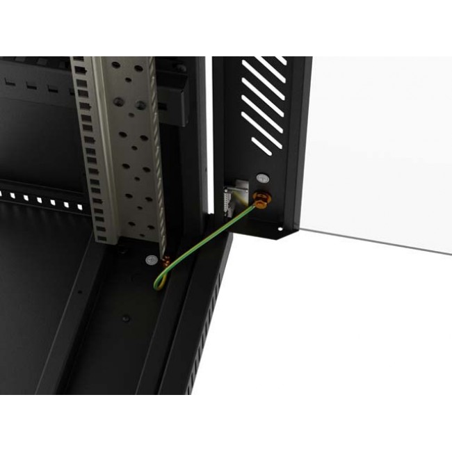 Lanberg FF01-6824-12BL rack cabinet 24U Freestanding rack Black Lanberg FF01-6824-12BL rack cabinet 24U Freestanding rack Black