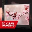 Maclean MC-211 Portable Projection Screen, Compact, Floor, 100