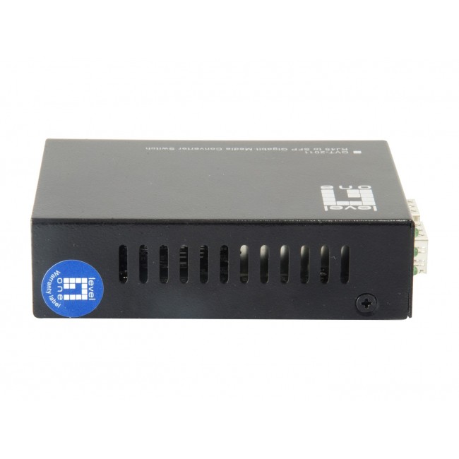 LevelOne RJ45 to SFP Gigabit Media Converter Switch, 2 x SFP, 1 x RJ45