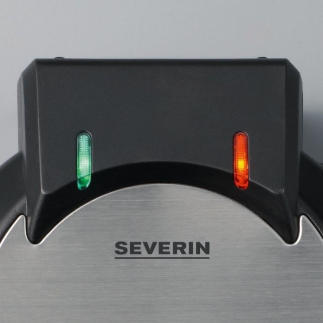 Severin WA 2103 waffle iron 4 waffle(s) 1200 W Black, Silver