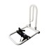 Height-adjustable bed rail making it easier to stand up