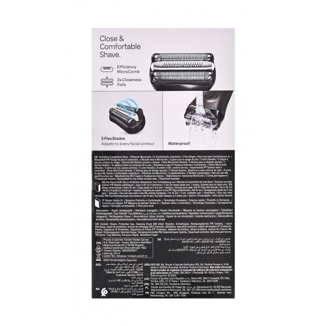 Braun Serie 3 3000S Foil shaver Grey