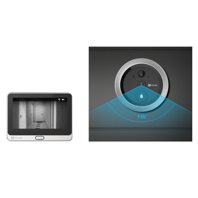 WIRELESS WIFI DOORBELL WITH VIEWFINDER EZVIZ DP2C CS-DP2C