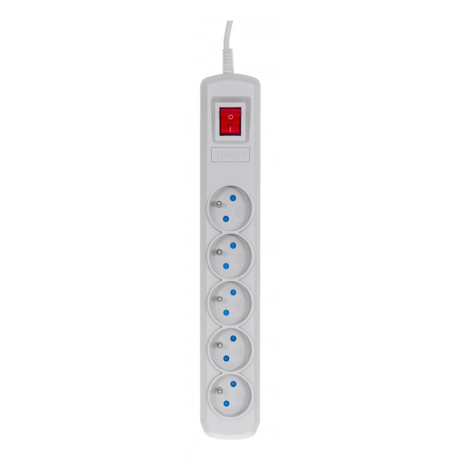 Activejet grey power strip with cord ACJ COMBO 5G/5M/BEZP. AUT/S