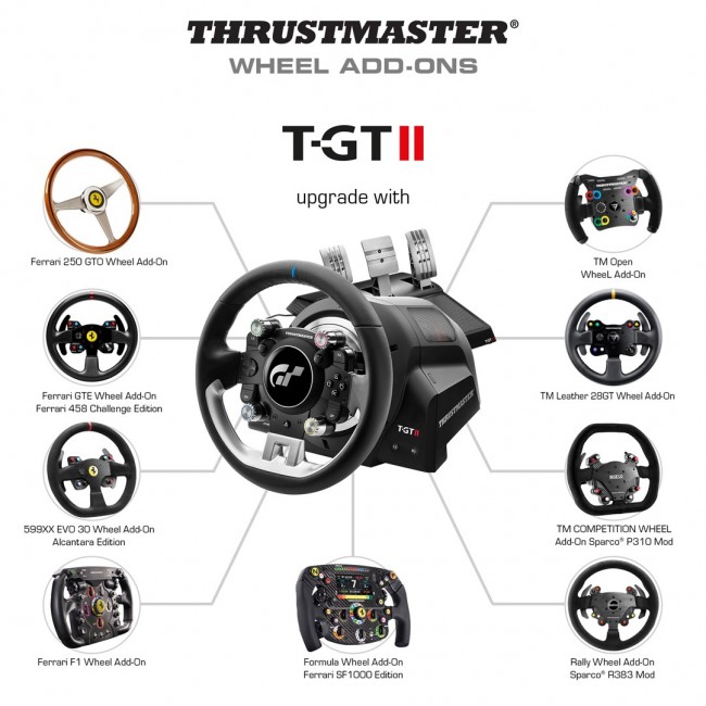 ThrustMaster T-GT II - rat og pedalsat ThrustMaster T-GT II - rat og pedalsat
