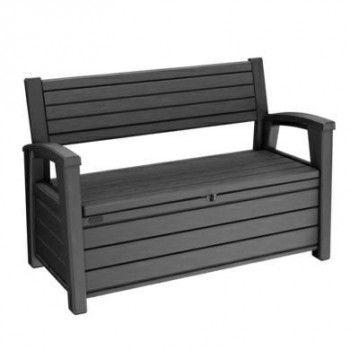 KETER BENCH WITH CHEST HUDSON BENCH ANTHRACITE