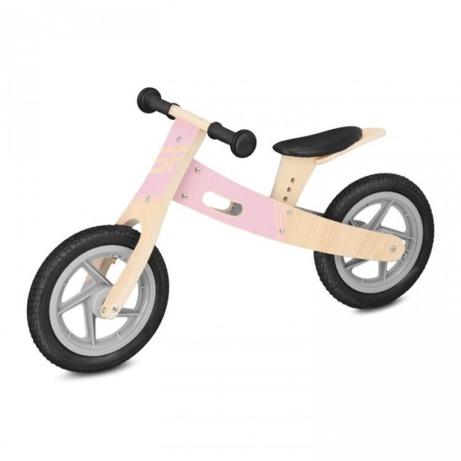Spokey Woo Ride Duo 940904 - Running bike, grey-pink Spokey Woo Ride Duo 940904 - Running bike, grey-pink