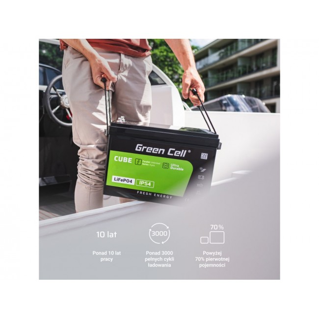 Green Cell LFPGC12V80AH UPS battery Lithium Iron Phosphate (LiFePO4) 12.8 V Green Cell LFPGC12V80AH UPS battery Lithium Iron Phosphate (LiFePO4) 12.8 V